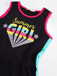 Summer Black Girl Overall - 5