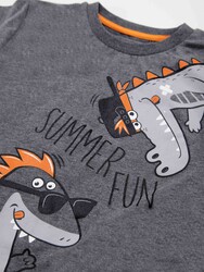 Summer Fun Boy T-shirt&Harem Pants Set - Thumbnail