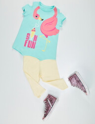 Sun Fun Girl Top&Leggings Set - 3