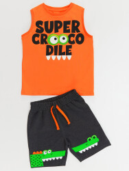 Super Croco Boy T-shirt&Shorts Set - 3