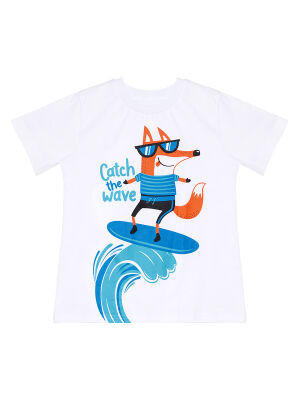 Surf Fox Erkek Çocuk Yazlık T-shirt Kapri Şort Takım - 5