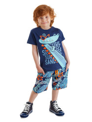 Surfer Croc Boy T-shirt&Shorts Set - 1