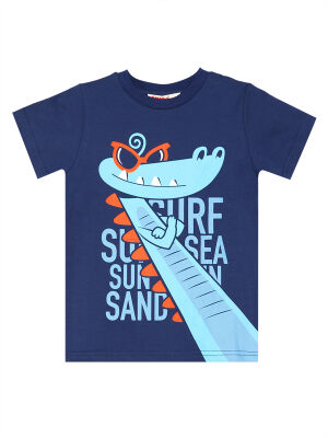 Surfer Croco Erkek Çocuk T-shirt Şort Takım - 5