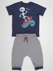 Surfing Waves Boy T-shirt&Harem Pants Set - 3