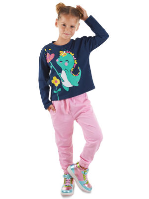 Sweet Dino Girl T-shirt&Pants Set - 1