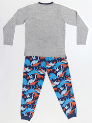 T-rex Info Boy T-shirt&Pants Set - Thumbnail