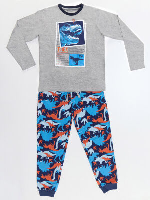 T-rex Info Boy T-shirt&Pants Set - 3