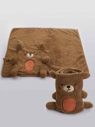 Teddy Bear Baby Plush Blanket - 1