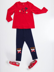 Teddy Bear Girl Leggings Set - 3