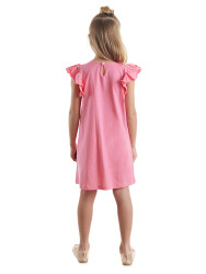 Teddy bear Girl Pink Jersey Dress - 2