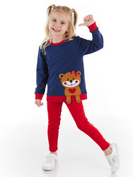 Teddy Girl Sweatshirt&Leggings Set - 1