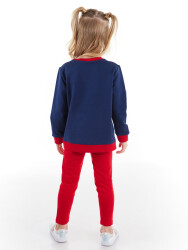 Teddy Girl Sweatshirt&Leggings Set - 2