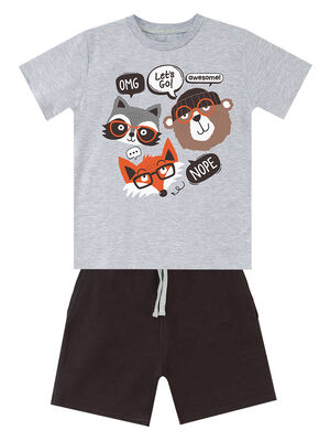 Three Friends Boy T-shirt&Shorts Set