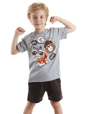 Three Friends Boy T-shirt&Shorts Set - 1