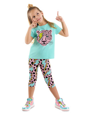 Thunder Leo Girl T-shirt&Leggings Set - 1