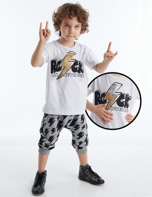 Thunder Rock Boy Capri T-shirt Set