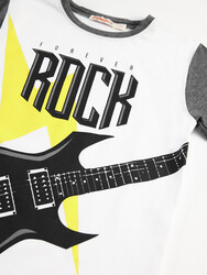 Thunder Rock Erkek Çocuk T-shirt Kapri Şort Takım - Thumbnail