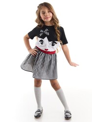 Tiffany Kız Çocuk T-shirt Etek Takım - Thumbnail