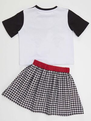 Tiffany Kız Çocuk T-shirt Etek Takım
