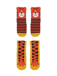 Tiger Boy Cotton Rich Socks Set - 3