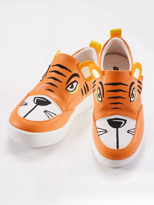 Tiger Boy Orange Sneakers - 1