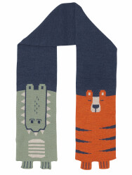 Tiger Croco Boy Knitted Scarf - 4