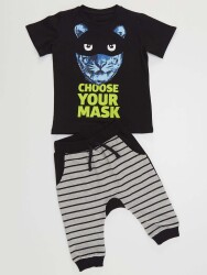 Tiger Mask Boy T-shirt&Harem Pants Set - 3