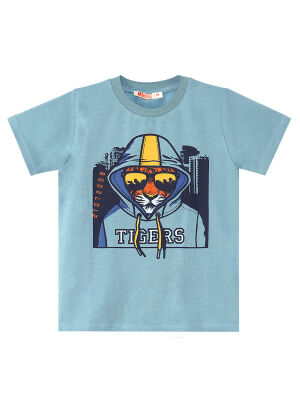 Tigers Erkek Çocuk Yazlık T-shirt Şort Takım - 5