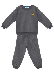 Tiny Cat Baby Boy Dark Grey Tracksuit - 1