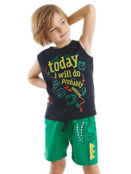 Today Boy T-shirt&Shorts Set - 1