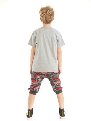 Triceratops Boy T-shirt&Harem Pants Set - 2