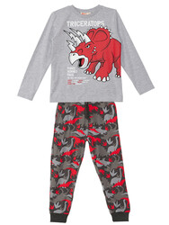 Triceratops Erkek Çocuk T-shirt Pantolon Takım - Thumbnail