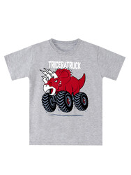 Triceratruck Boy T-shirt&Shorts Set - Thumbnail