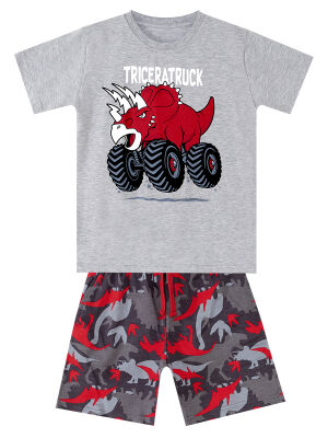 Triceratruck Boy T-shirt&Shorts Set - 3