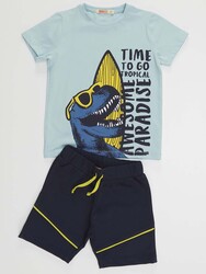 Tropic Dino Boy Shorts Set - 3