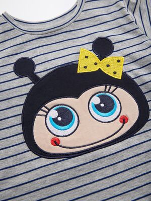 Uğurböceği Kız Çocuk T-shirt Tayt Takım