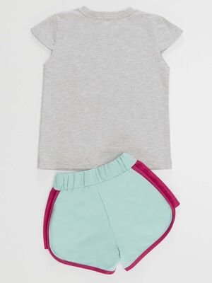 Uni-Flower T-shirt&Shorts Set