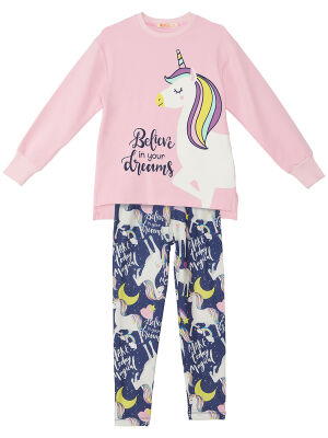 Unicorn Dream Girl Sweatshirt&Leggings Set - 3