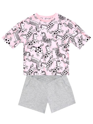 Unicorn Gang Girl Crop Top&Shorts Set - 3