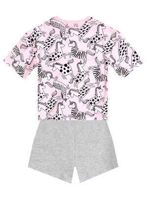 Unicorn Gang Girl Crop Top&Shorts Set - 4