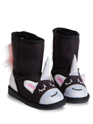 Unicorn Girl Black Boots - 3