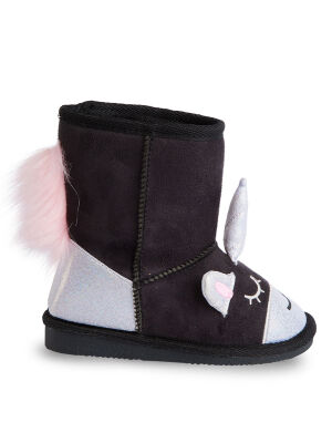 Unicorn Girl Black Boots - 5