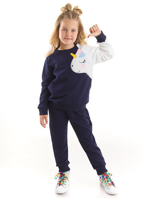 Unicorn Girl navy Blue Tracksuit - 1