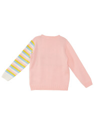 Unicorn Girl Pink Knit Pullover Sweater - 4