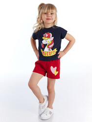 Unicorn Girl T-shirt&Shorts Set - Thumbnail