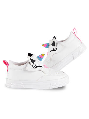 Unicorn Girl White Sneakers - 2