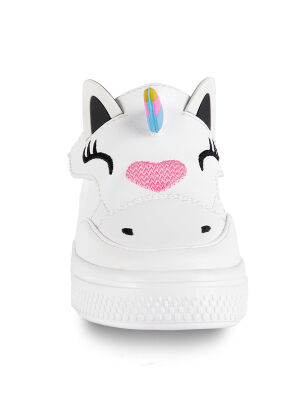 Unicorn Girl White Sneakers - 3