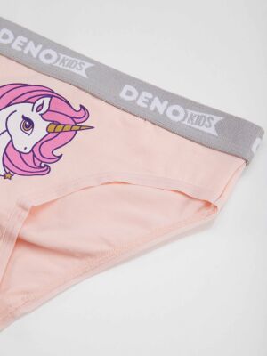 Unicorn Girls Pink Vest&Hipster Brief Pack - 3