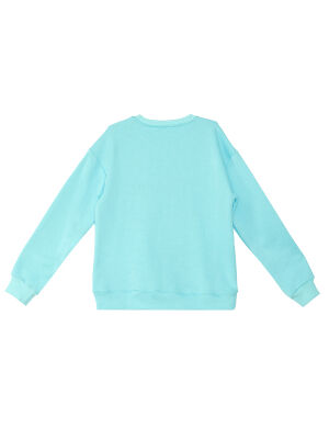 Unicorn Kız Çocuk Mint Sweatshirt - 4