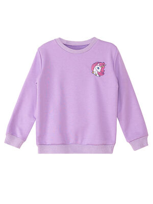 Unicorn Kız Çocuk Sweatshirt - 3